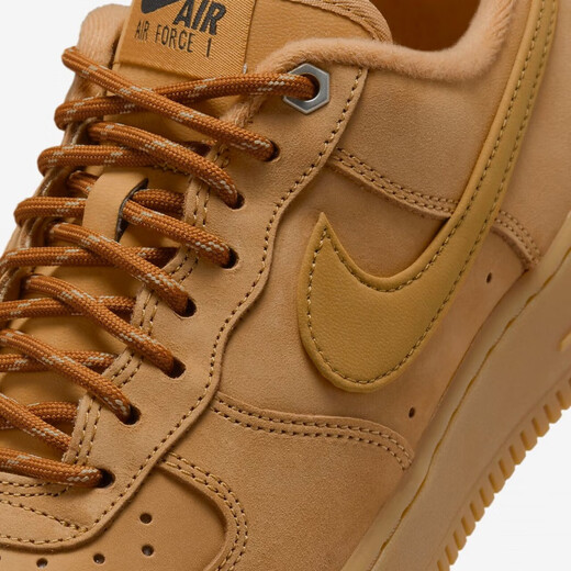 耐克（NIKE）Air Force 1 '07 WB 女子空军一号运动鞋 小麦FZ7372-200 36