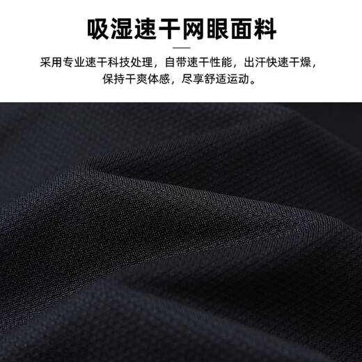 拓路者速干衣男士夏季圆领透气薄款冰丝短袖t恤户外运动上衣 白色 L 