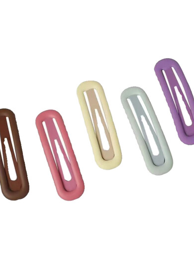 Morandi color BB clip, practical and versatile bangs clip, hair clip for girls, broken hair in front of forehead, hair clip, hair clip, hair clip, fashionable hair clip, black 2 pack