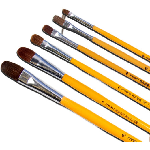 梵高826水粉笔美术生专用丙烯画笔狼毫油画笔套装学生颜料色彩笔 1-12号 套 画笔 套学生 6支单号1 3 5 7 9 11 美院学姐