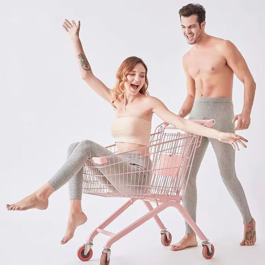 KING DEER autumn and winter pure cashmere men's thickened and warm women's high-waisted cashmere pants thin slim-fitting inner-wearing bottoming wool pants men's thickened-Mituo L men-recommended 120-140Jin Jin equals 0.5 kg