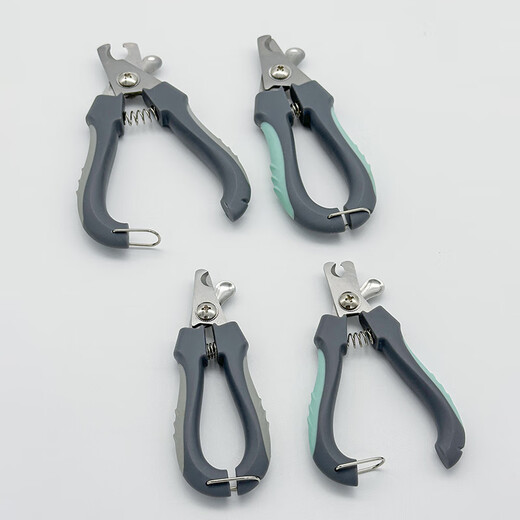 Sanqihu pet nail clippers for dogs and cats stainless steel puppy nail clippers beauty cleaning supplies anti-splash nail clippers gray-small pet nail clippers