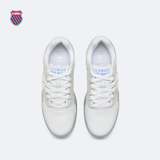 KSWISS [same style on the show] casual shoes for men and women spring couple casual fashion slam shoes 9275-US Wimbledon white/breeze blue 42.5