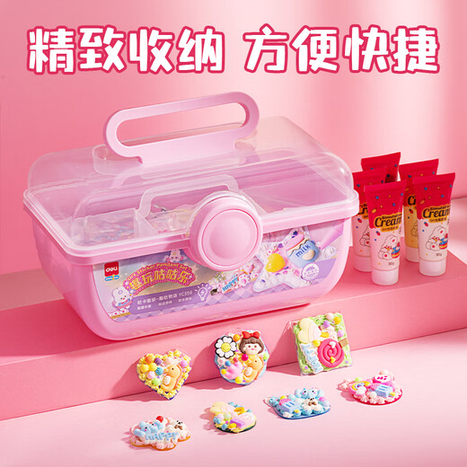 Deli Guka Set Cream Glue Gu Chuck Statpin Marker acrílico DIY DIY CUMPLEA DE CUMPLEAÑOS DE CUMPLEAÑOS DE CUMPLEAÑOS DE CUMPLESO 522 Piezas YC356