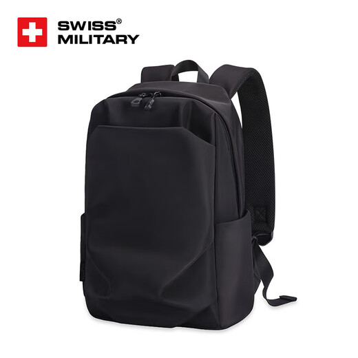 
SWISSMILITARY Swiss Army Knife Backpack Men's Small Model Mini Commuter Backpack Leisure Travel Small Capacity 10L Student School Bag Cool Black