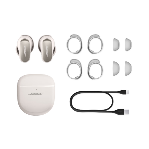 BOSE Wang Hedi's same model QuietComfort noise-cancelling earbuds True wireless Bluetooth headset active noise reduction Big Shark 4th generation Big Shark 3rd generation Little Shark 2nd generation sound field tuning Big Shark 3rd generation - Morning Mist White