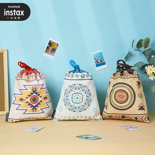 INSTAX Fuji instax drawstring pocket Wenge