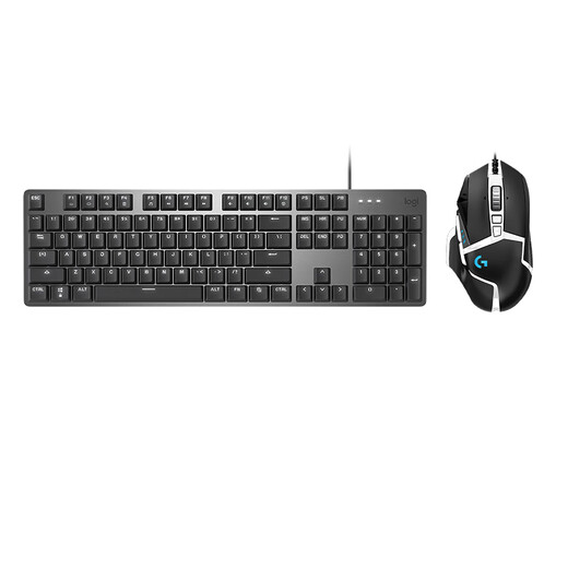 罗技（Logitech）K845机械键盘 G502 SE HERO熊猫版游戏鼠标 有线鼠标 键鼠套装 K845青轴+G502SE