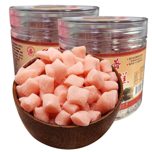 Jingshiyue jingshiyue nanxun orange gâteau rouge eau sauvage coffre spécial gâteau rouge orange zhejiang huzhou collations pour enfants snacks 684g gluante 228g gâteau rouge orange gros grains [4 bouteilles]
