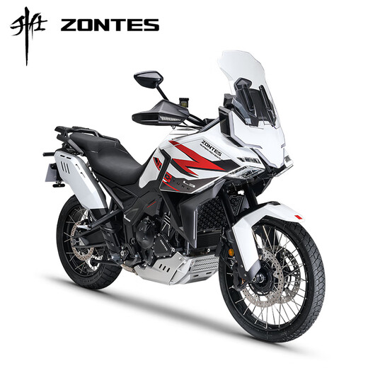 升仕ZONTES 703F 21寸ADV越野摩托车三缸699cc（付款后45天内发货） 珍珠白