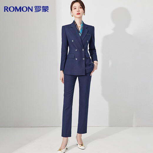 Luo Meng Suit Women's Professional Decoration Single Suit Business OL Women's Interview Work Commuting Suit Jacket