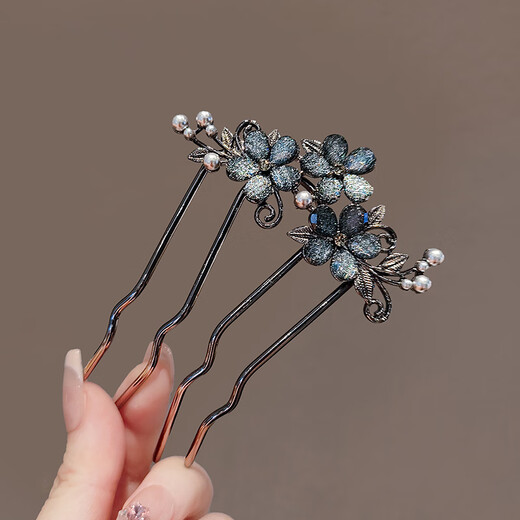 Chimera (CHIMERA) retro daily hair U-shaped hair comb high-end temperament flower hairpin hairpin girl birthday gift
