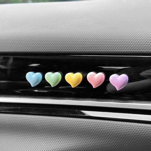 CLCEY car center console display screen cute ornaments SpongeBob SquarePants car rearview mirror small ornaments car Ocean family one-piece set with free traceless stickers