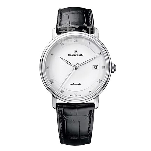 [SECUESTA 99 NUEVO] Blancpain Men's Watch Serie Classic Series Mechanical Watch Mechanical Steel Moon Phase Mes Mes Semana Swiss Second Hand Luxury Men's Reloj 38 mm Disco blanco 6223-1127-55B