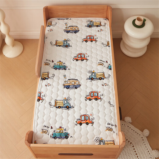 Yalu milk velvet quilted children's mattress mattress mattress kindergarten baby Simmons sleeping mat student dormitory single mattress bus car non-slip machine washable/velvet thickened dormitory bed 90*200cm single mattress