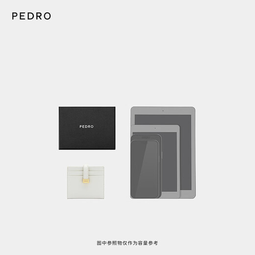 Pedro Cowhide Card Bag 25 Summer Studio Mini Moned Billet Bolsa de mujeres Regalo de cumpleaños PW4-25940032 Pink White