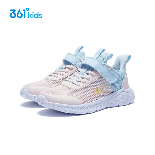 361°童鞋 儿童跑鞋2025夏男女童透气轻便校园鞋轻弹跑鞋 粉34