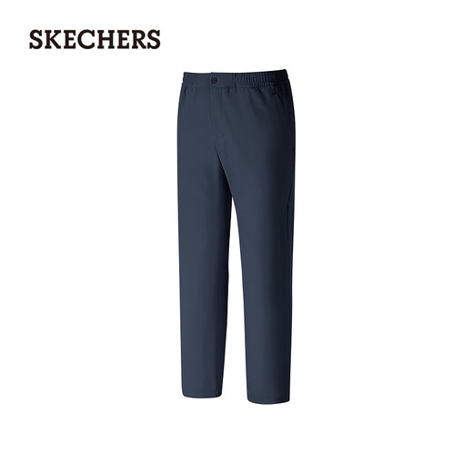 斯凯奇（Skechers）新年礼物男士加绒闪穿裤2.0冬季新品梭织防泼长裤直筒裤P425M247