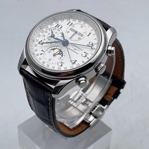 [Second-Hand 99 New] Longines Longines Swiss Watch berühmte Handwerksmanier-Serie Herren Uhr Automatische mechanische Uhr Mondphase L2.673.4.78.3 Durchmesser 40 Acht-Pin-Mondphase L687