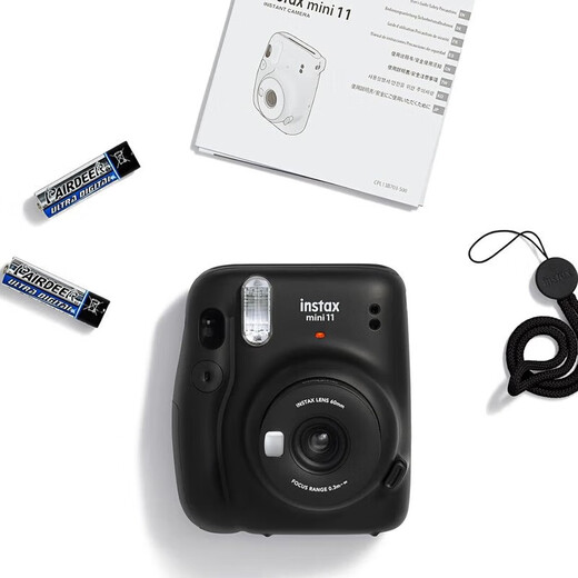 Fuji (FUJIFILM) Polaroid mini11 Polaroid 9 upgraded mini12 instant imaging camera photo paper printing birthday gift Mini11 dark night gray (ready in stock) official standard