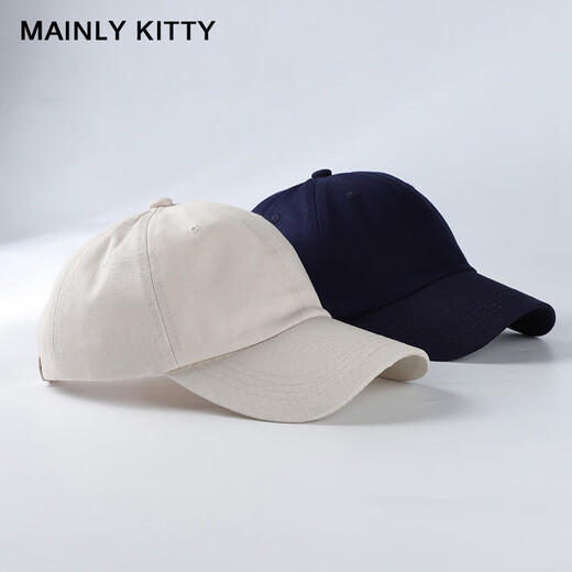 MAINLYKITTY男士棒球帽2025款四季韩版鸭舌帽子休闲太阳帽节日送男友礼物 浅卡其-礼盒装