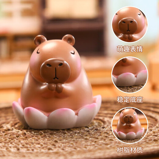 SHANPO (SHANPO) girls birthday gift practical niche high-end Capibala blind box capybara hand desk table decoration small ornaments Capibala blind box 8 non-duplicate