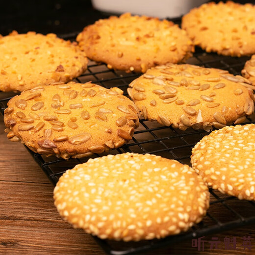 Banghuijia peach biscuits whole box bulk walnut biscuits old-fashioned biscuits breakfast snacks snacks old snacks snacks sesame + melon seeds + peanuts (three flavors mixed, a total of 5