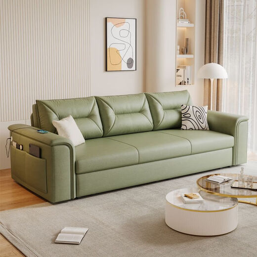Beixun Sofa Bed Integrated and Dual Use 2025 Home Living Room Multi-Function Storage Cat Scratch Folding Sofa Bed No. 7 Color [Cat Scratch] 1.6-meter Latex Model + Storage + USB Charging