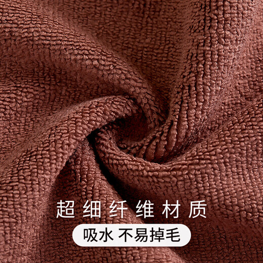 MiLi's home milk tea shop rags absorb water barista bar commercial towel kitchen restaurant table wiping linen blue 5 pieces 30*30cm