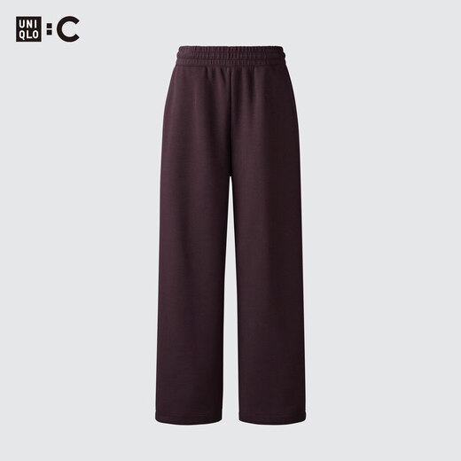 UNIQLO cooperation men's and women's loose sports trousers casual pants regular style 479946 19 burgundy M