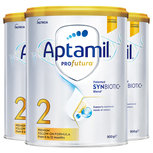 Aptamil Platinum Australian Edition Older Infant Formula Milk Powder Stage 2 (6-12 months) 900g 3 cans in box