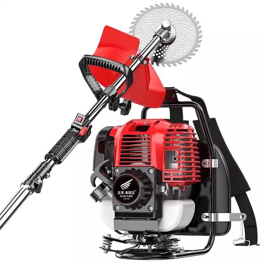 Wuyang Honda imported Honda King four-stroke high-power backpack gasoline lawn mower multi-functional weeding, loosening soil, ditching and land reclamation, mowing + hoeing, new sixth generation four-stroke backpack imported power