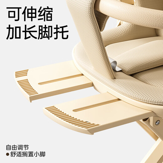 Lookbaby high-view stroller for 0-6 years old, foldable, sitable and reclining stroller for baby walking, milk coffee color | sit, lie down + foldable + gift bag