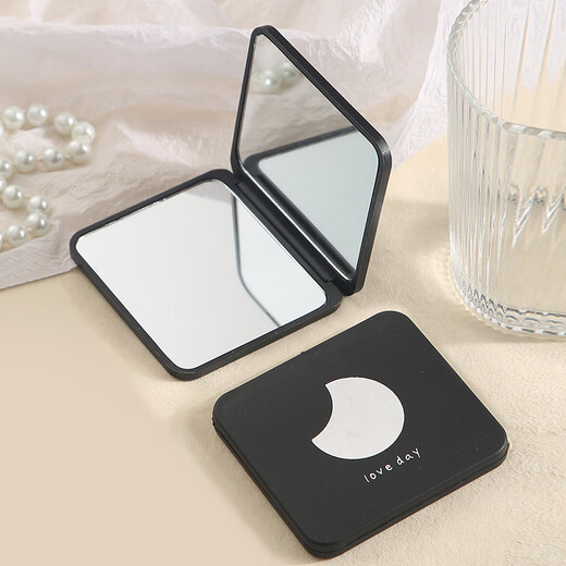 Bantang Jinse wholesale high-value makeup small mirror portable folding mirror mini diy makeup mirror love