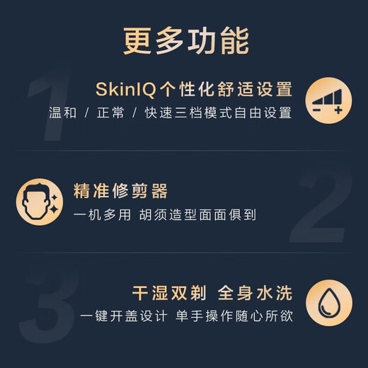 新安怡（PHILIPS）飞利浦男士高端电动剃须刀蜂巢9系 进口整机 节日送礼 SP9871【普通装】
