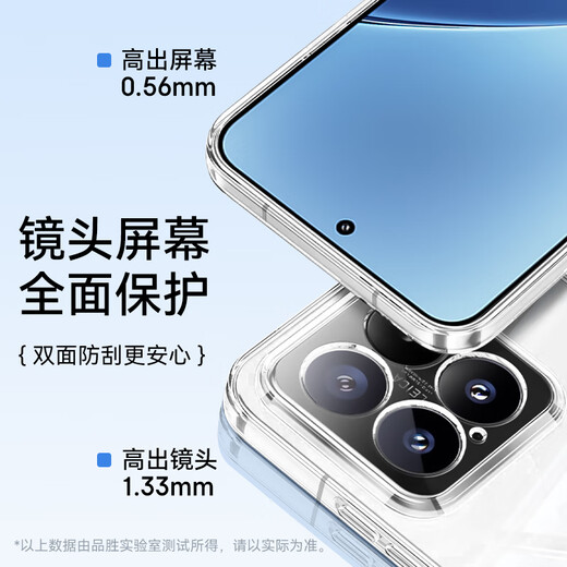 Pinsheng suitable for Xiaomi 15 mobile phone case xiaomi15 protective case simple ultra-thin anti-fall transparent full-inclusive TPU anti-fingerprint soft shell for men and women transparent
