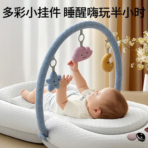 Felinsmann crib mid-bed slope pillow newborn baby bionic bed anti-vomiting multi-functional anti-fright portable bed 0-3 years old