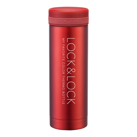 LOCK&LOCK stainless steel slim portable thermos cup tea cup car business cup LHC560 (300ml) red