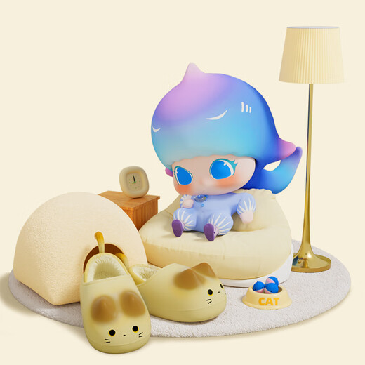 Babycrayon autumn and winter new cute cat children's cotton slippers bag with velvet cotton shoes for boys and girls, warm cotton slippers, small nitrogen yellow 17 0mm, suitable for feet 16cm long