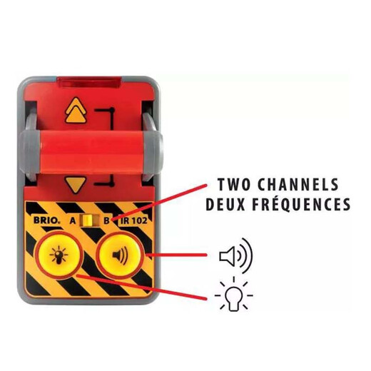 BRIO火车系列 红色遥控小火车 29cm 仿真复古 儿童玩具 生日礼物