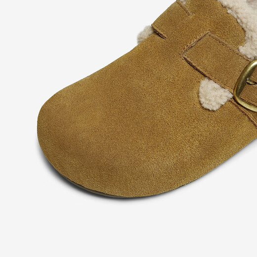 Her 2025 Autumn Casual Shoes Birkenstock Shoes Women's Fashion Baotou Slippers New Style 4XN03 Brown (Fellow) 37