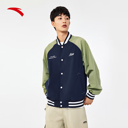 ANTA baseball uniform jacket for men and women, new winter fashion splicing couple casual top 152438607