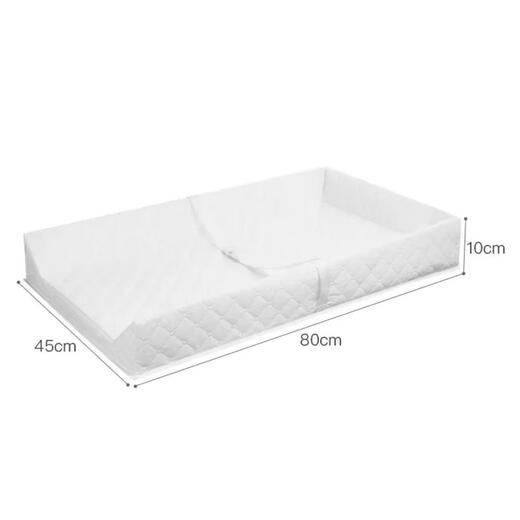 Baby crib removable crib changing table portable bed touch pad nursing table baby bed diaper changing white three-sided crib