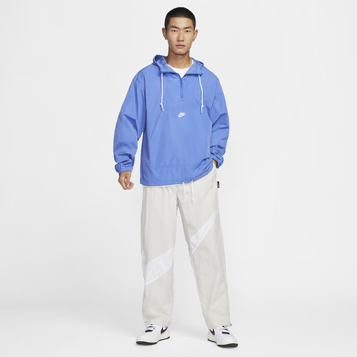 耐克（NIKE）男子上衣宽松梭织运动叠搭刺绣FUTURA轻便FN3893 010黑/白 S