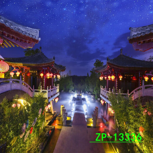 
CLCEY Internet celebrity live background cloth 3D three-dimensional landscape painting movable high-definition live room outdoor interior background wall ZP-13556 2.5 meters wide - 2.5 meters high (hook type)