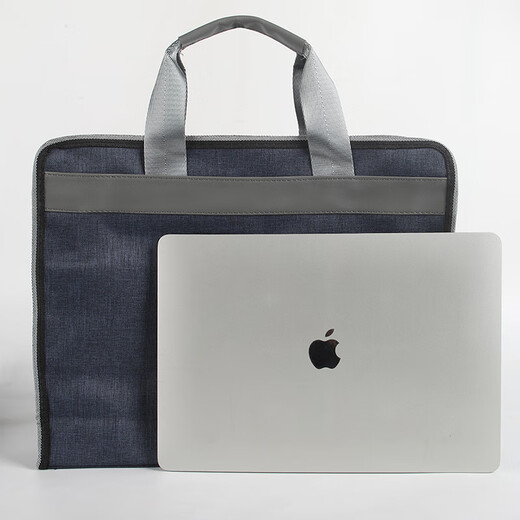 Tianzhang (Tango) verdickte dreidimensionale Büro-Handtaschen-Konferenz-Affairs-Paketpaketpaket Computer Aktentasche Business Reißverschluss Tasche LH759 Blau