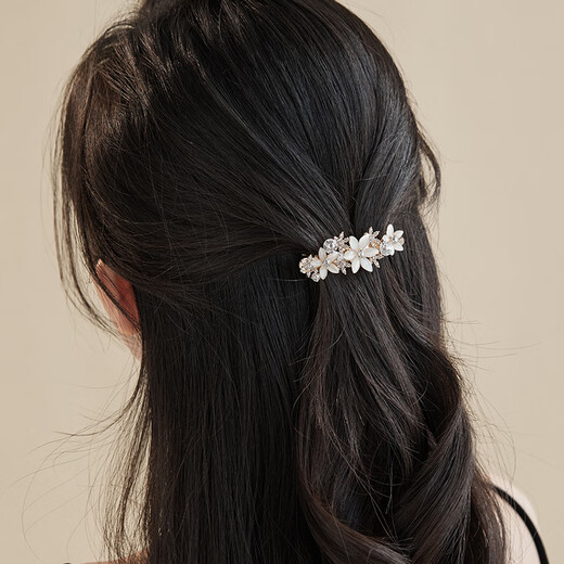 Chimera (CHIMERA) noble horizontal clip on the back of the head, half-tied dual-purpose hair accessory, flower plate hair clip, headdress, birthday gift for girls
