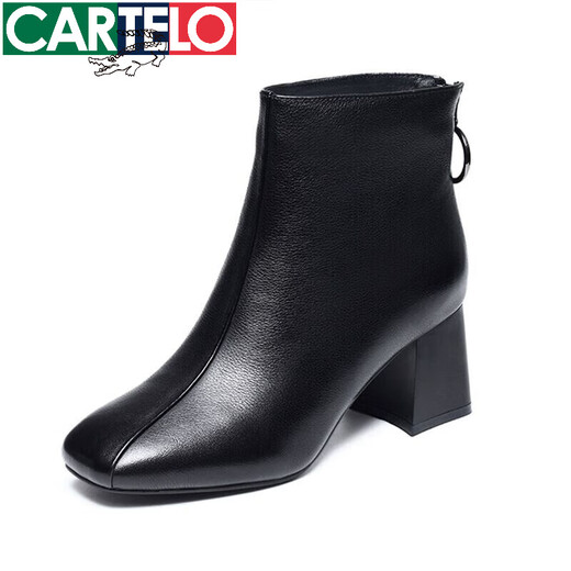 Katile Crocodile Light Luxury High-end Leather Short Boots Женские женские 2022 Новые осенние и зимние женские туфли осень и зимние ботинки Martin в середине высокого каблука.