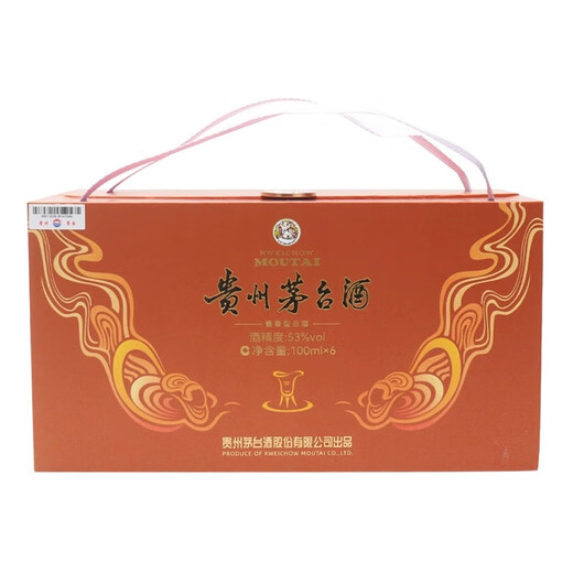 Moutai (MOUTAI) Feitian sauce-flavored liquor 53 degrees 100mL*6 gift box