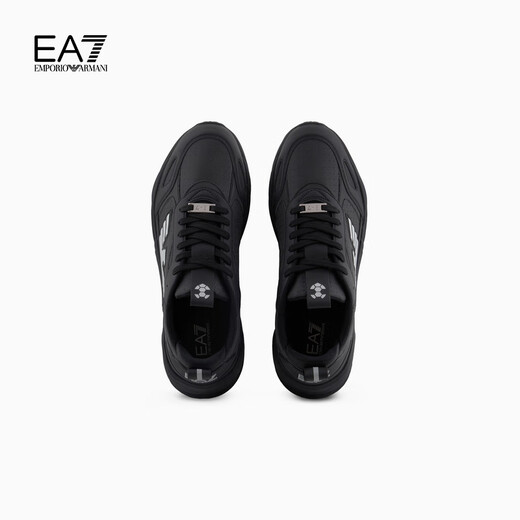 Emporio Armani/Armani offizielles Flaggschiff EA7/Neue Männer und Frauen Paare mit dick gelösten Sportschuhen 2025 Sommer M826-Black/Silber 36
